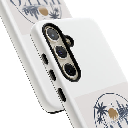 Halko Beach Skyline Phone Case — Sunset Palm Tropical Protective Cover