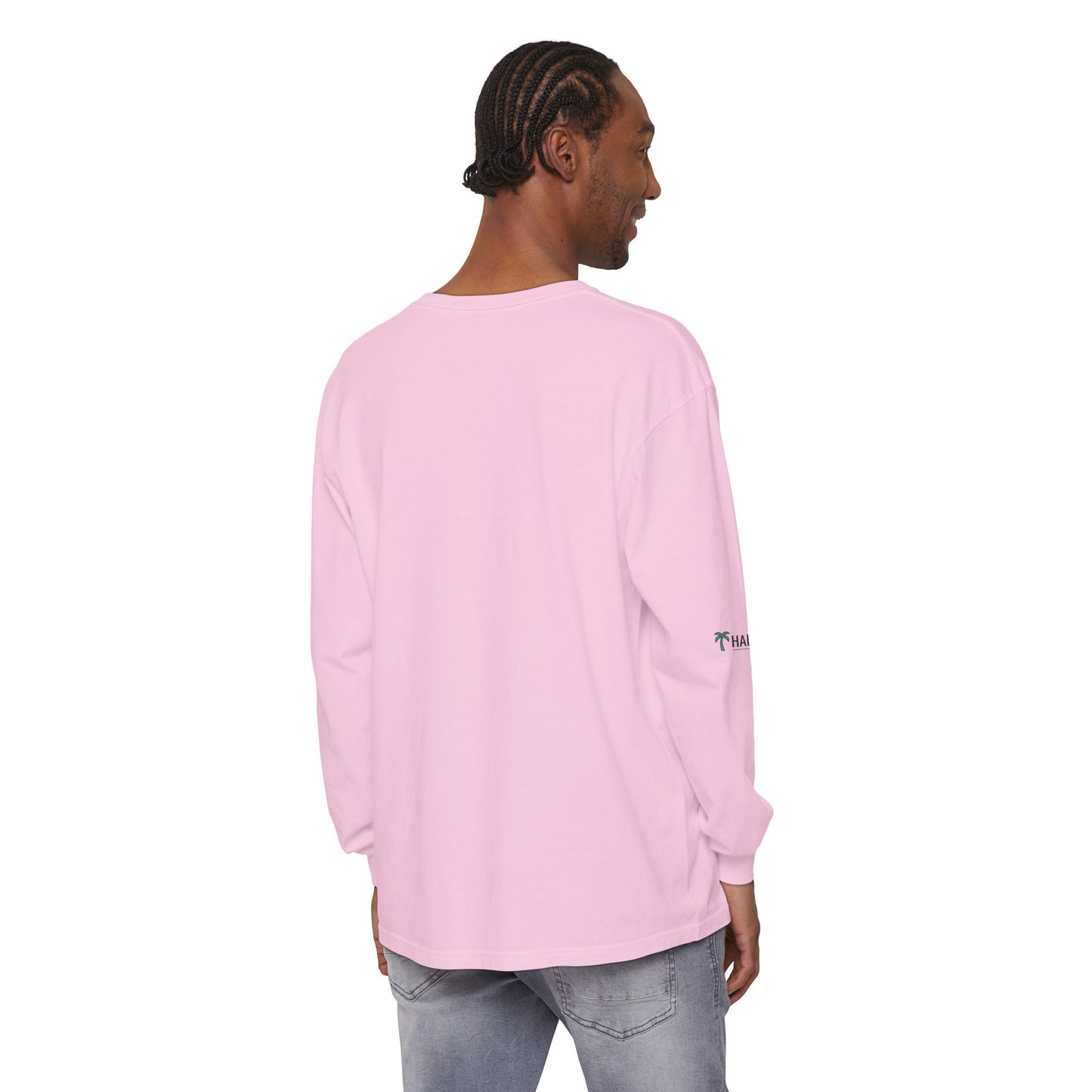 Retro Beach Graphic Long Sleeve T-Shirt — Halko LTD Coastal Sunset Design