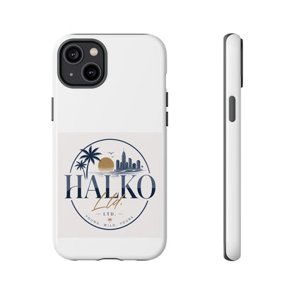 Halko Beach Skyline Phone Case — Sunset Palm Tropical Protective Cover