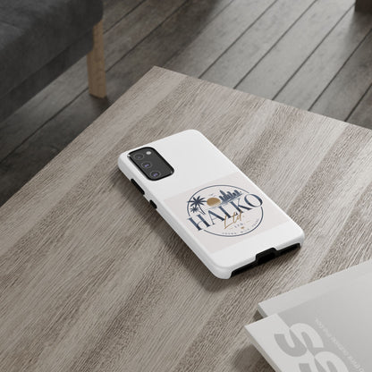 Halko Beach Skyline Phone Case — Sunset Palm Tropical Protective Cover