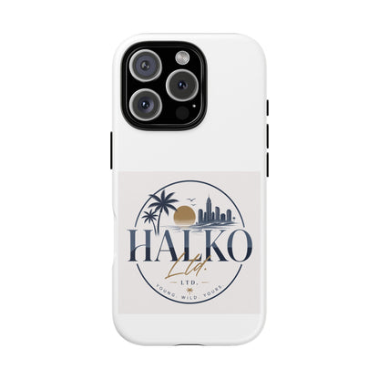 Halko Beach Skyline Phone Case — Sunset Palm Tropical Protective Cover