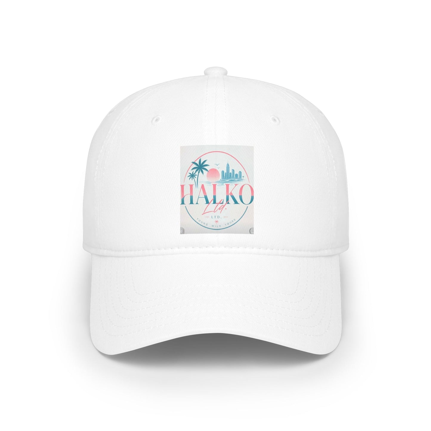 Halko Retro Beach Cap — Vintage Palm Tree Baseball Hat