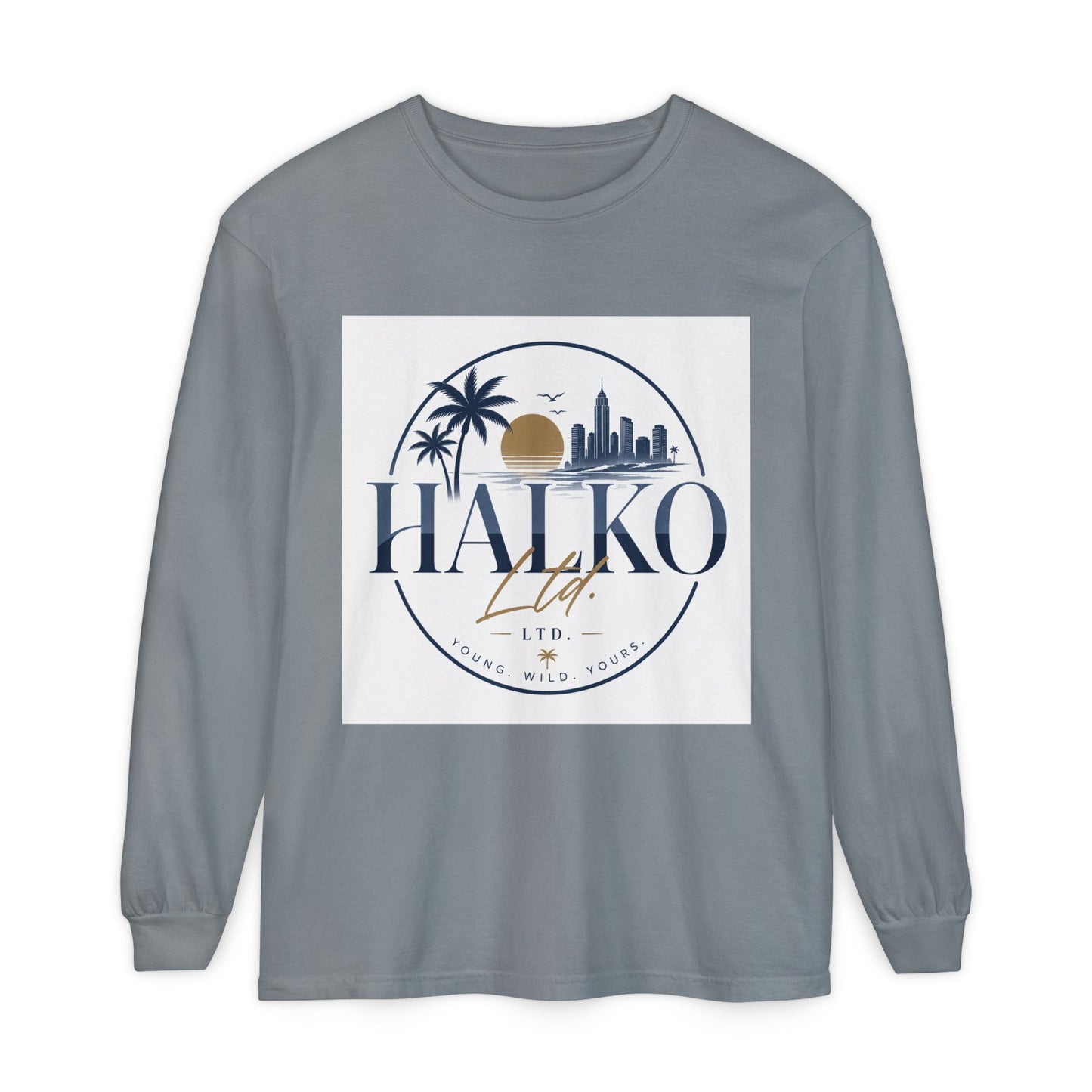 Halko Coastal Logo Long Sleeve Tee