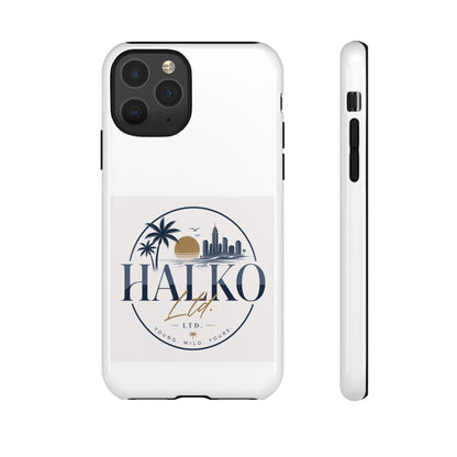 Halko Beach Skyline Phone Case — Sunset Palm Tropical Protective Cover