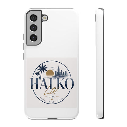 Halko Beach Skyline Phone Case — Sunset Palm Tropical Protective Cover