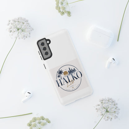 Halko Beach Skyline Phone Case — Sunset Palm Tropical Protective Cover