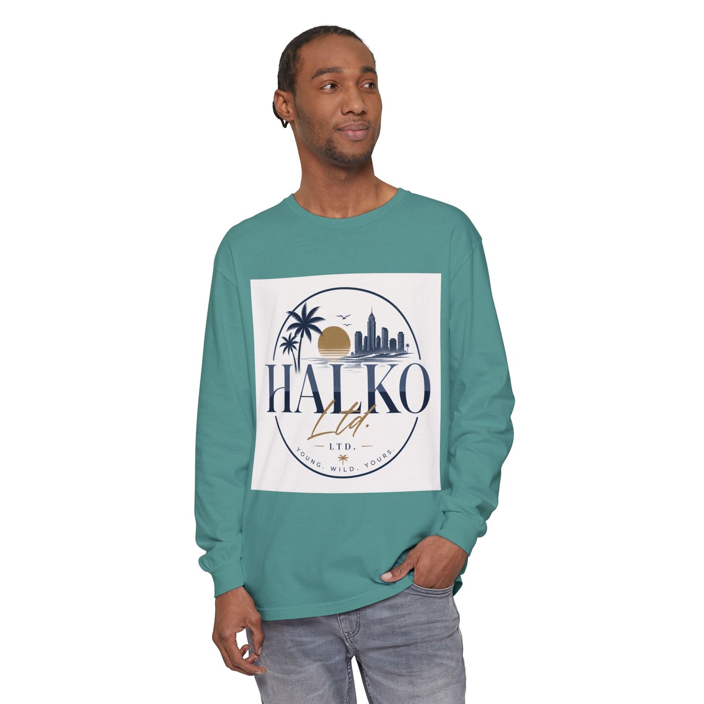 Halko Coastal Logo Long Sleeve Tee