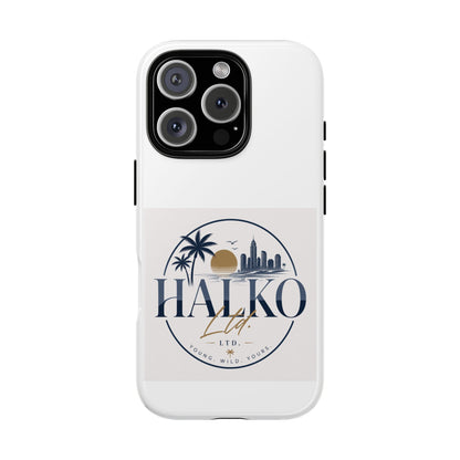 Halko Beach Skyline Phone Case — Sunset Palm Tropical Protective Cover