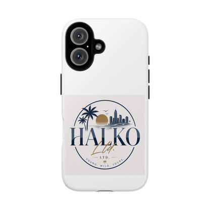 Halko Beach Skyline Phone Case — Sunset Palm Tropical Protective Cover