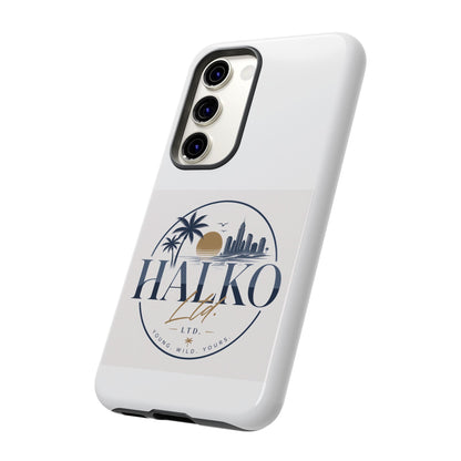 Halko Beach Skyline Phone Case — Sunset Palm Tropical Protective Cover