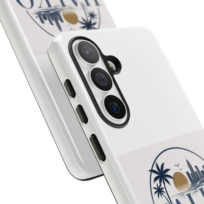 Halko Beach Skyline Phone Case — Sunset Palm Tropical Protective Cover