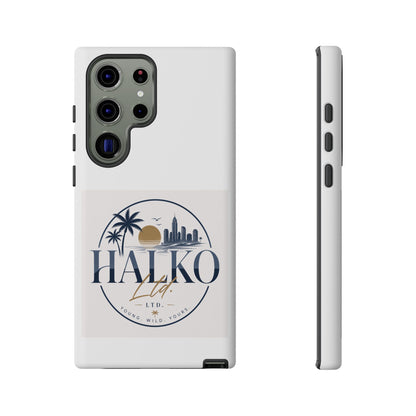 Halko Beach Skyline Phone Case — Sunset Palm Tropical Protective Cover