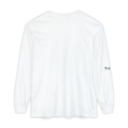 Retro Beach Graphic Long Sleeve T-Shirt — Halko LTD Coastal Sunset Design