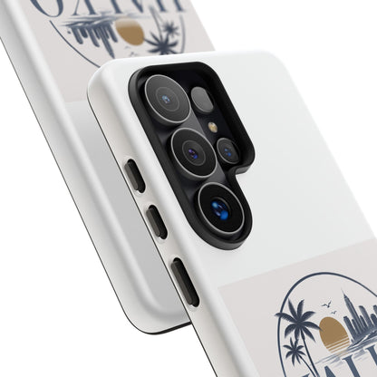 Halko Beach Skyline Phone Case — Sunset Palm Tropical Protective Cover