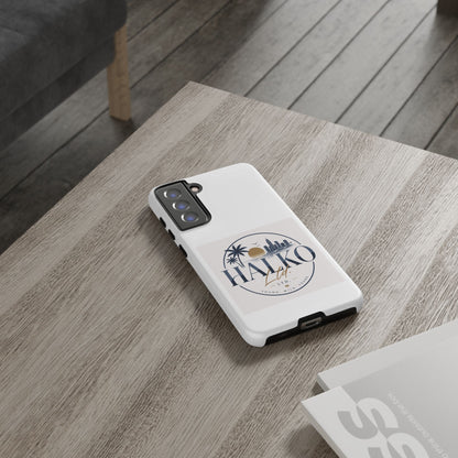 Halko Beach Skyline Phone Case — Sunset Palm Tropical Protective Cover
