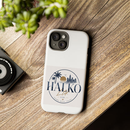 Halko Beach Skyline Phone Case — Sunset Palm Tropical Protective Cover