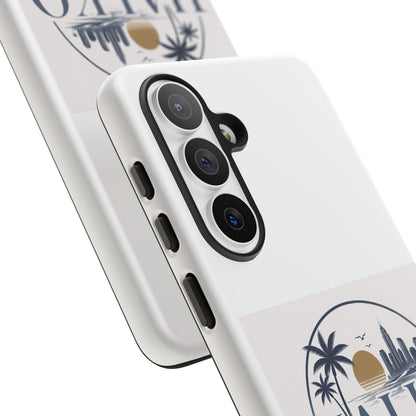 Halko Beach Skyline Phone Case — Sunset Palm Tropical Protective Cover