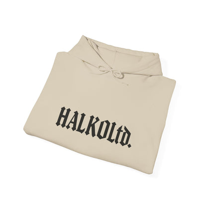 HalkoLtd. Logo Hoodie — Minimal Gothic Streetwear Pullover