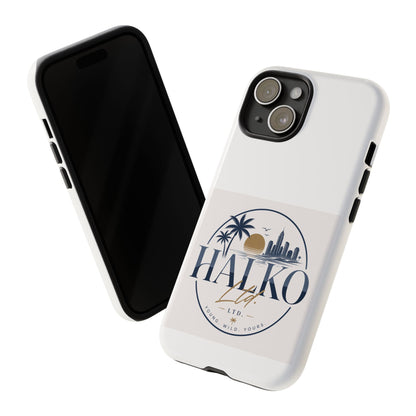 Halko Beach Skyline Phone Case — Sunset Palm Tropical Protective Cover