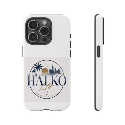 Halko Beach Skyline Phone Case — Sunset Palm Tropical Protective Cover