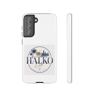 Halko Beach Skyline Phone Case — Sunset Palm Tropical Protective Cover