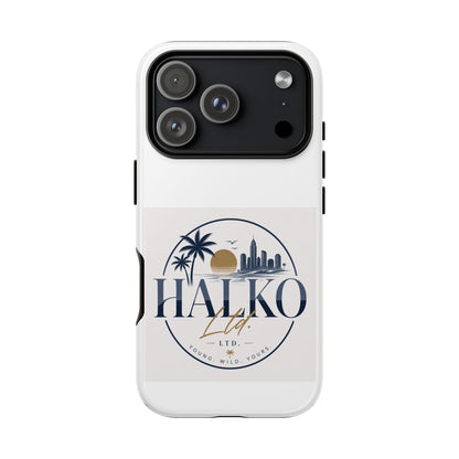 Halko Beach Skyline Phone Case — Sunset Palm Tropical Protective Cover