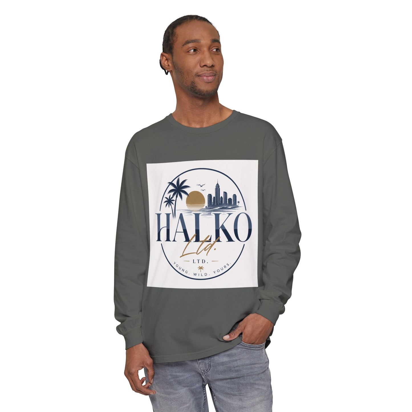 Halko Coastal Logo Long Sleeve Tee