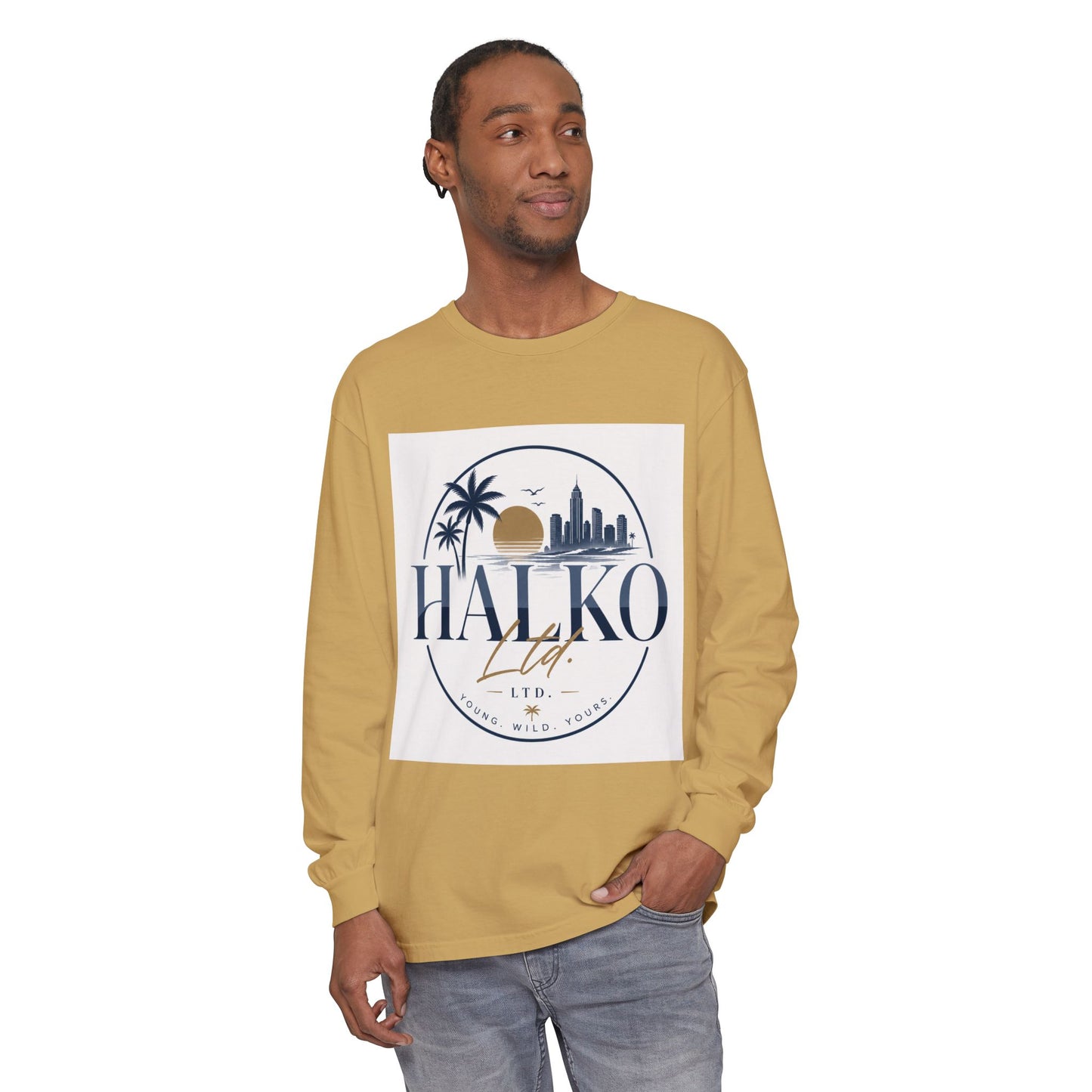 Halko Coastal Logo Long Sleeve Tee