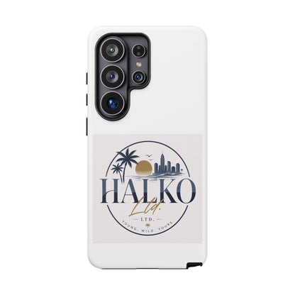 Halko Beach Skyline Phone Case — Sunset Palm Tropical Protective Cover