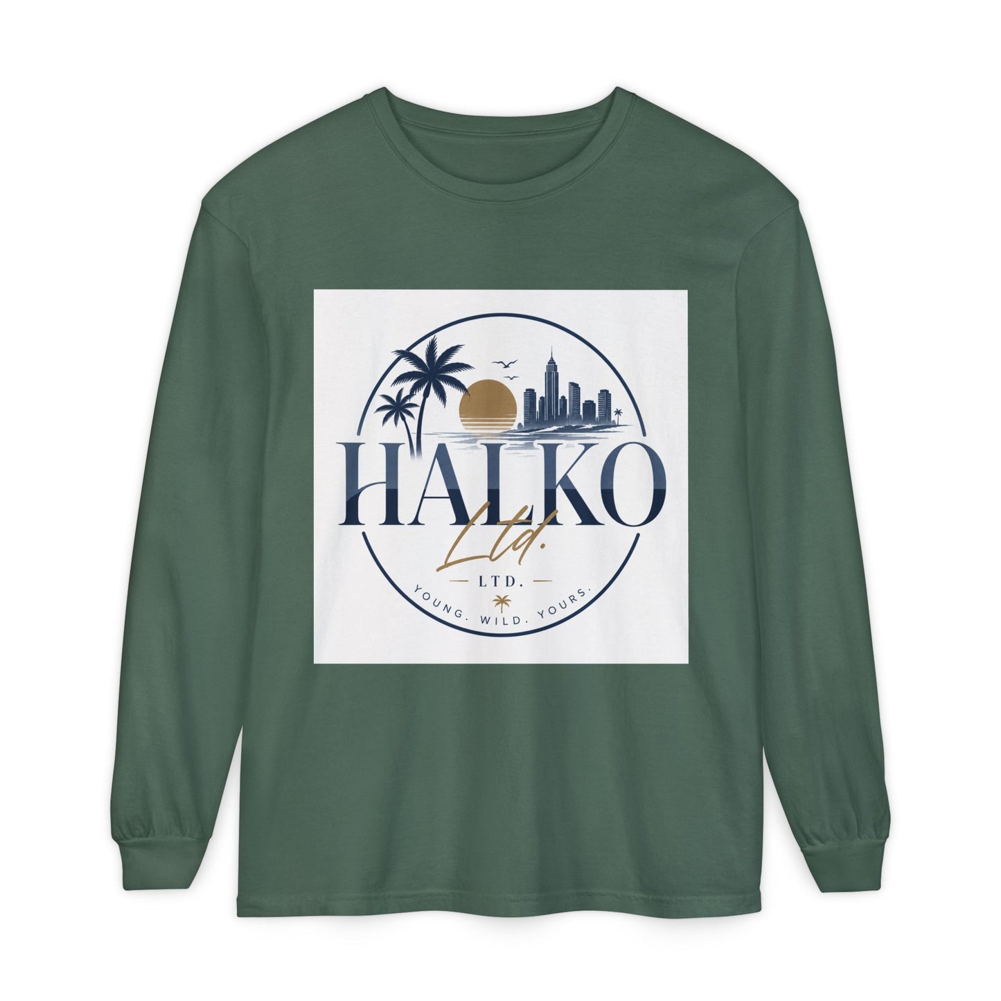 Halko Coastal Logo Long Sleeve Tee