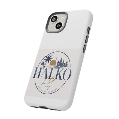 Halko Beach Skyline Phone Case — Sunset Palm Tropical Protective Cover