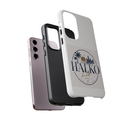 Halko Beach Skyline Phone Case — Sunset Palm Tropical Protective Cover