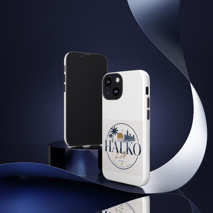 Halko Beach Skyline Phone Case — Sunset Palm Tropical Protective Cover