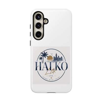 Halko Beach Skyline Phone Case — Sunset Palm Tropical Protective Cover