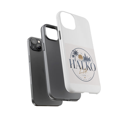 Halko Beach Skyline Phone Case — Sunset Palm Tropical Protective Cover