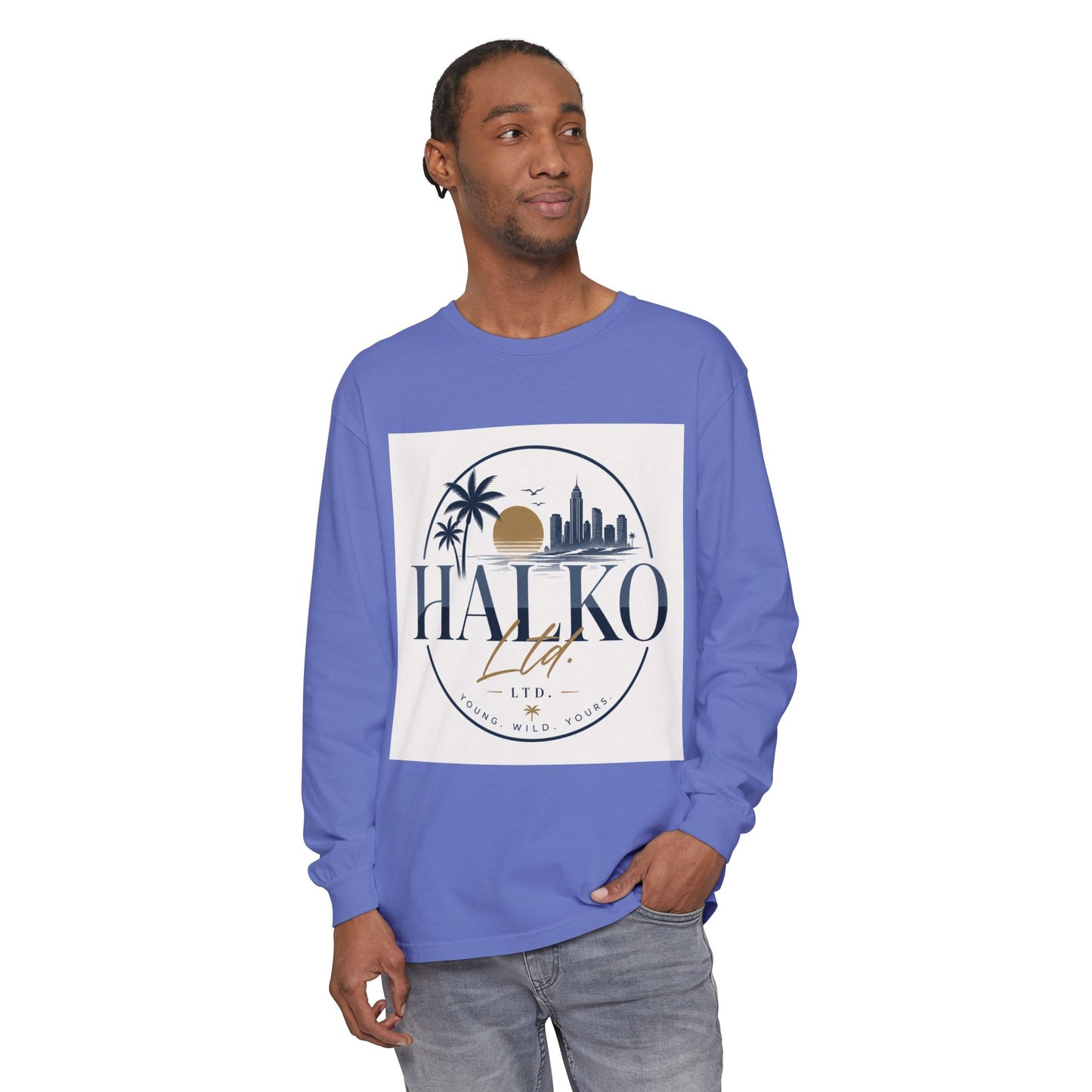 Halko Coastal Logo Long Sleeve Tee