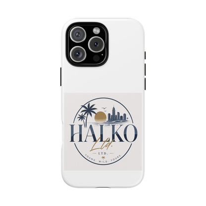 Halko Beach Skyline Phone Case — Sunset Palm Tropical Protective Cover