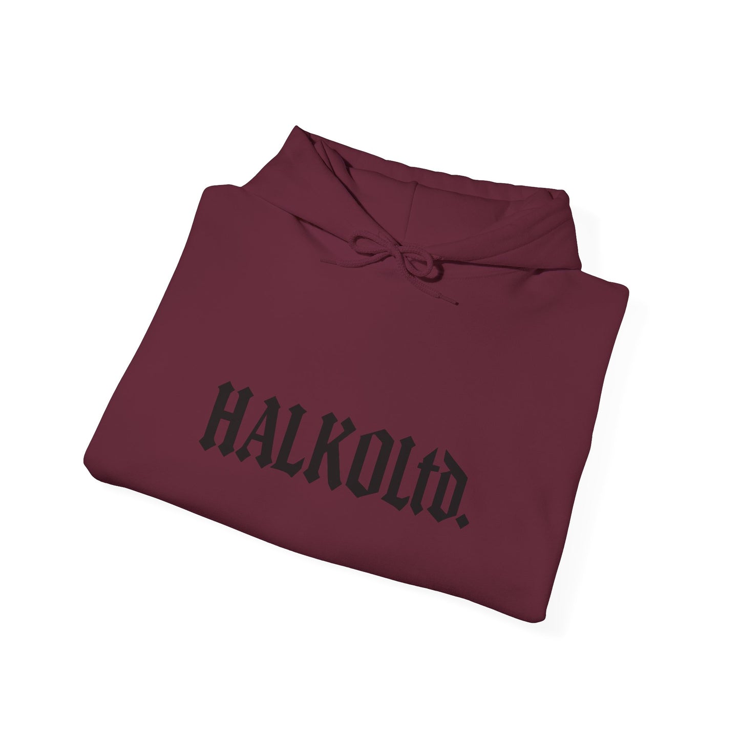 HalkoLtd. Logo Hoodie — Minimal Gothic Streetwear Pullover