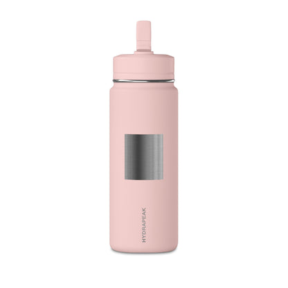 20oz Mini Water Bottle with Straw - Compact Hydration Bottle