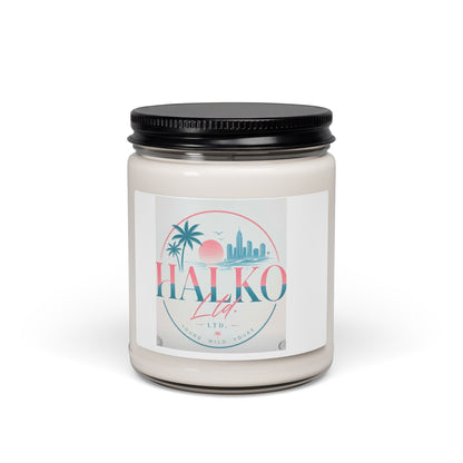 Haliko Life Scented Soy Candle — 9oz Tropical Sunset Aromatherapy Jar