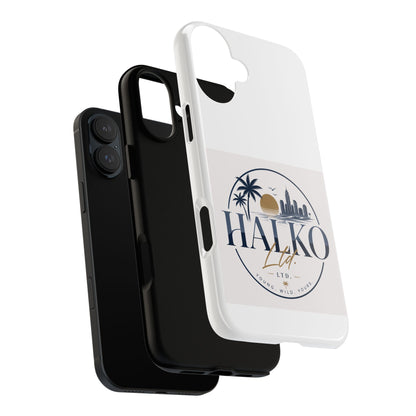 Halko Beach Skyline Phone Case — Sunset Palm Tropical Protective Cover