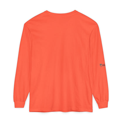 Retro Beach Graphic Long Sleeve T-Shirt — Halko LTD Coastal Sunset Design