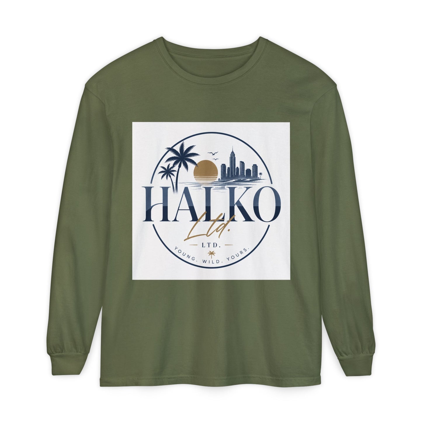 Halko Coastal Logo Long Sleeve Tee