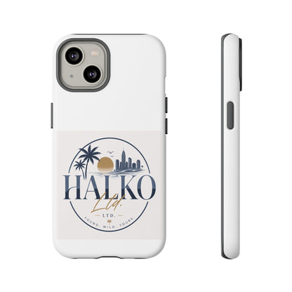 Halko Beach Skyline Phone Case — Sunset Palm Tropical Protective Cover