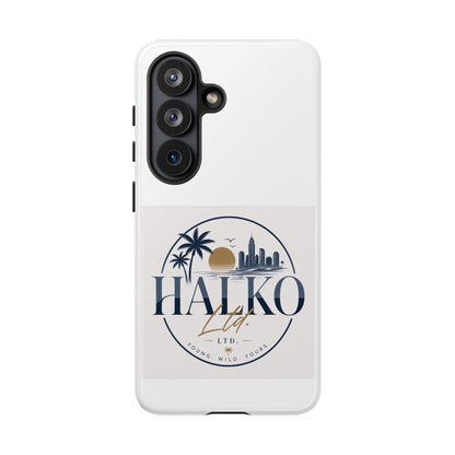 Halko Beach Skyline Phone Case — Sunset Palm Tropical Protective Cover