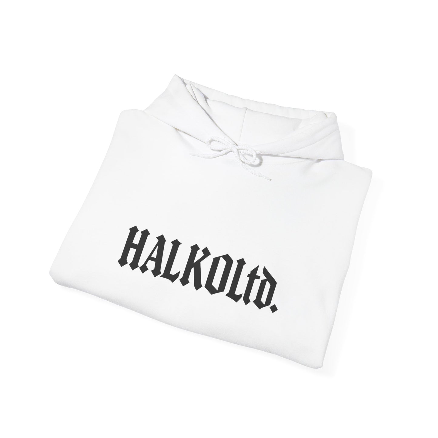 HalkoLtd. Logo Hoodie — Minimal Gothic Streetwear Pullover