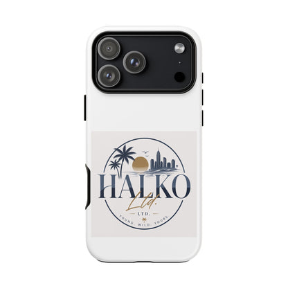 Halko Beach Skyline Phone Case — Sunset Palm Tropical Protective Cover