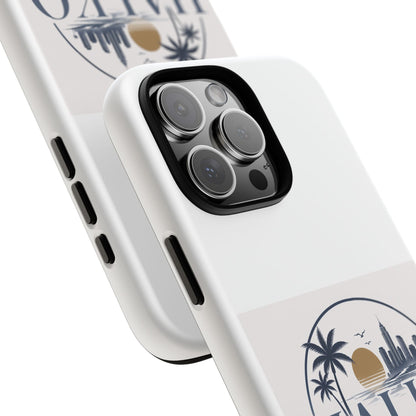 Halko Beach Skyline Phone Case — Sunset Palm Tropical Protective Cover