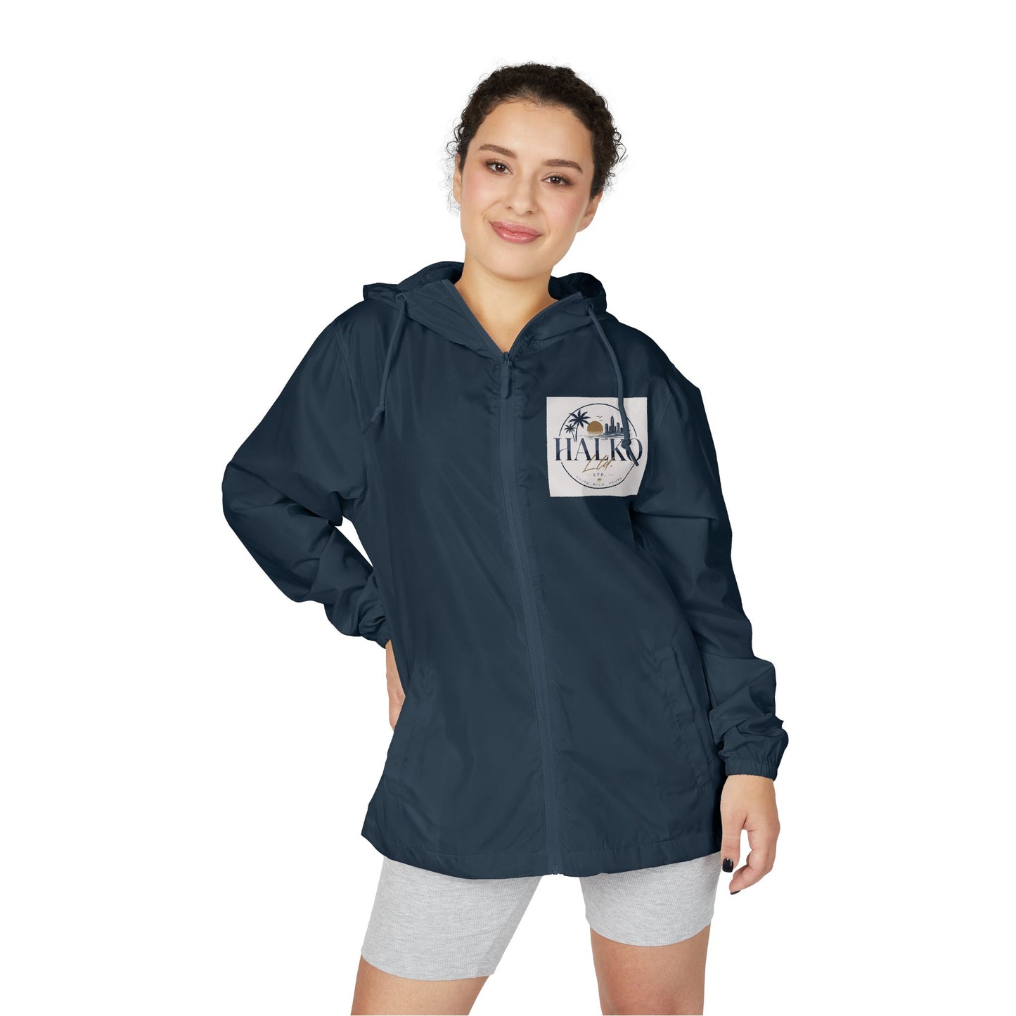 Unisex Full-Zip Windbreaker Jacket