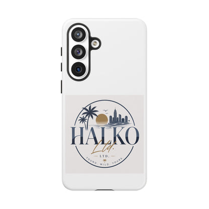 Halko Beach Skyline Phone Case — Sunset Palm Tropical Protective Cover